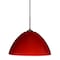 Besa Lighting Tessa Cord Pendant, Red Matte, Bronze Finish, 1x75W Incandescent 1JT-420131-BR - alternate 1